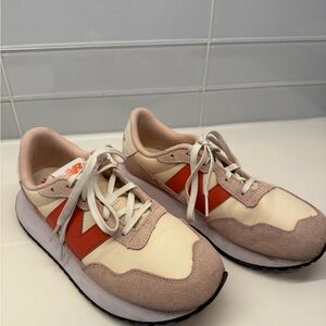 New Balance 237, Retro, Cream and Orange, Athletic shoes